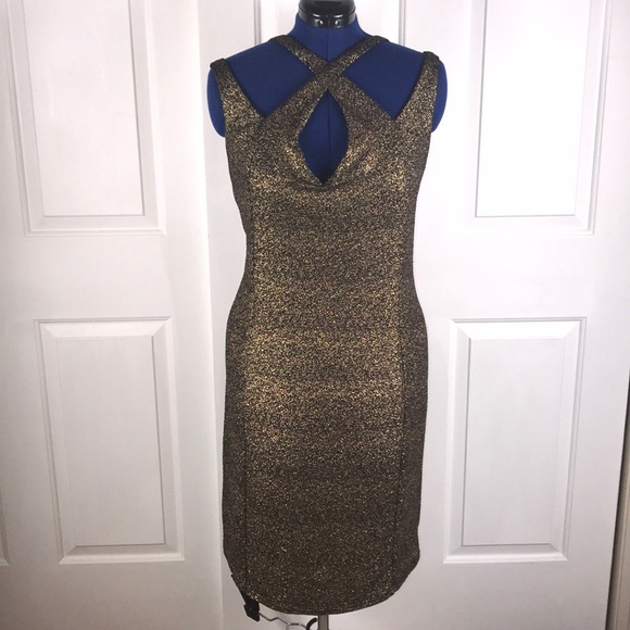 City Chic Dresses & Skirts - NWT City Chic M/18W metallic glam stretch dress